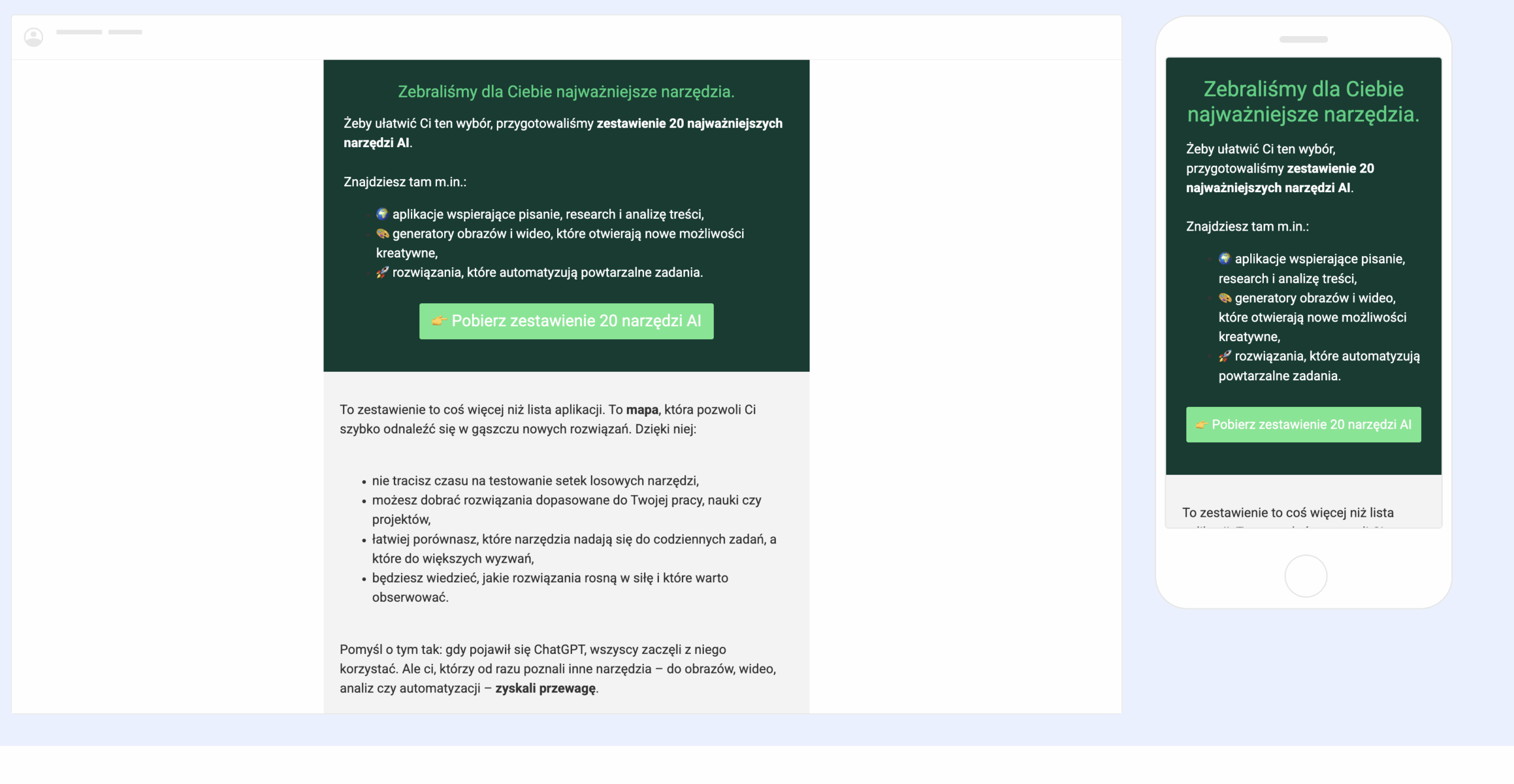 Mail M3 Narzędzia AI